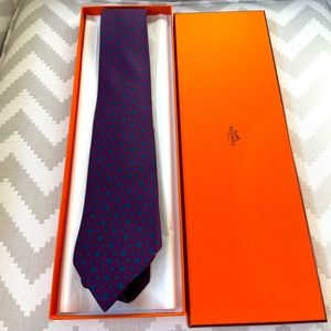 Hermes Tie - 100% Silk
